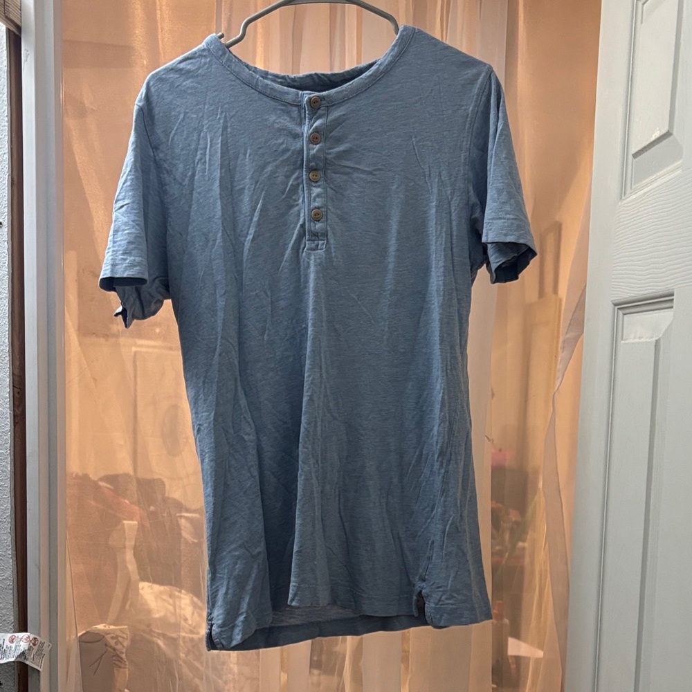 Merona Blue Short Sleeve Tee Casual Wear